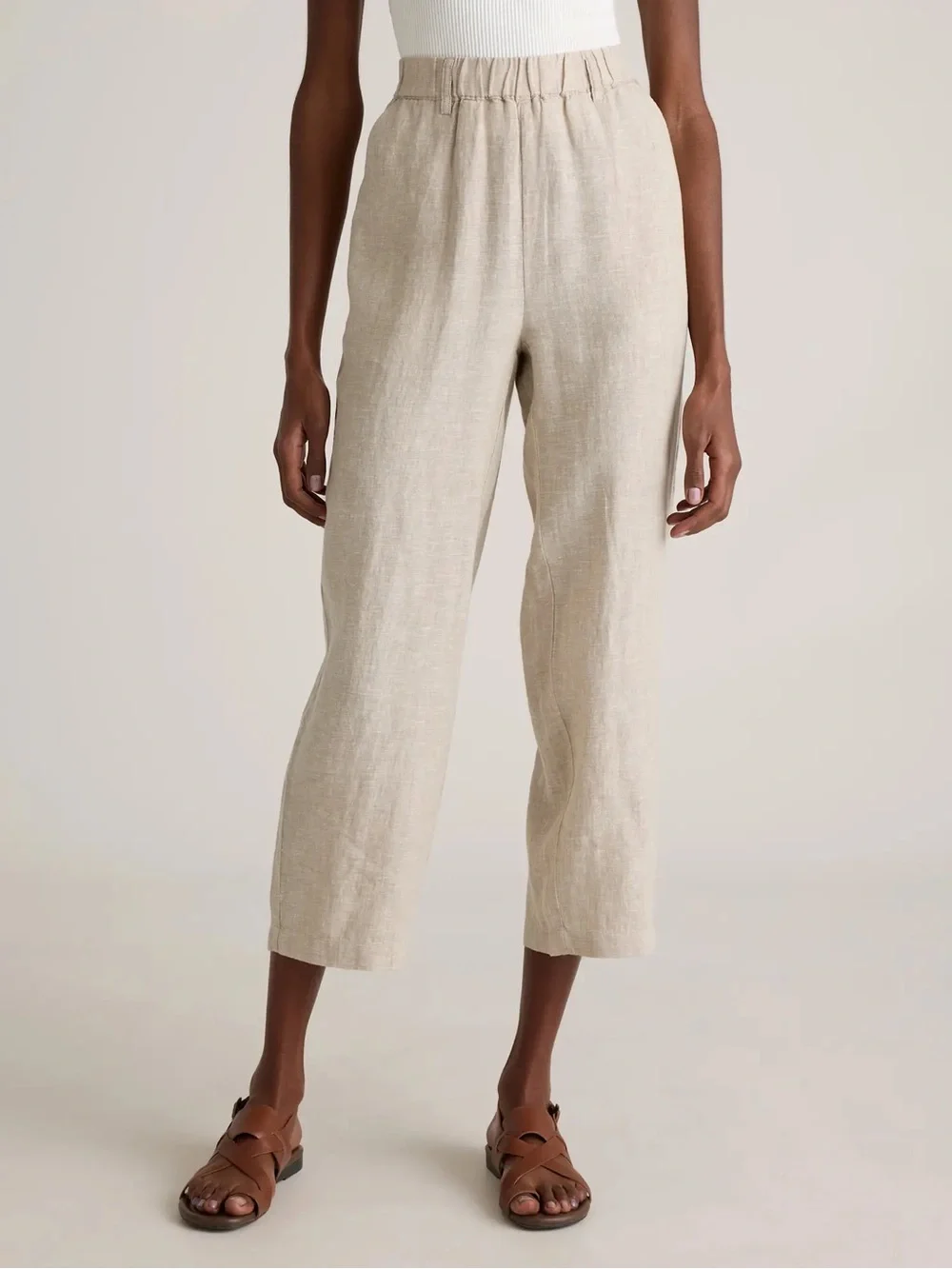 Quince Linen Pull-on Pants Neutral XL